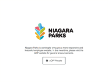 Tablet Screenshot of employee.niagaraparks.com